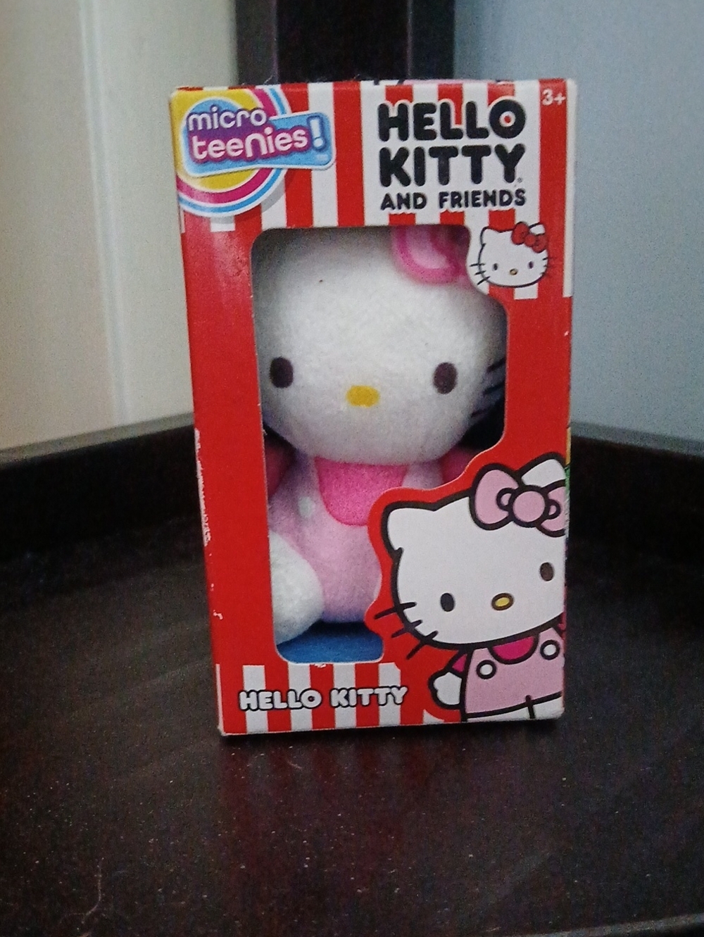 Hello Kitty Pink and White Plush Micro Teenie by Hello Kitty